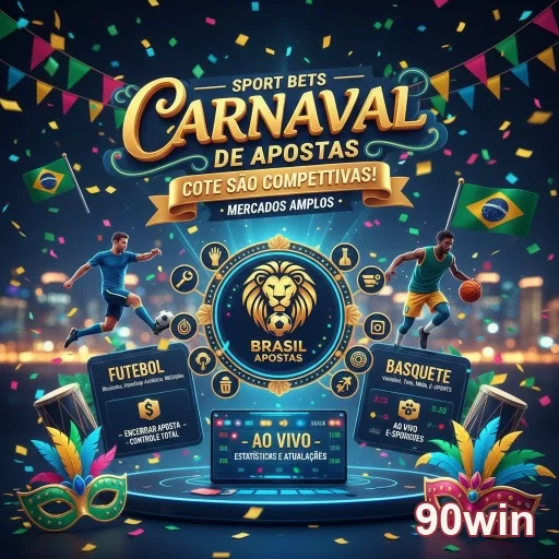 Ilustração de Explore Apostas Esportivas com 90win e Odds Altas